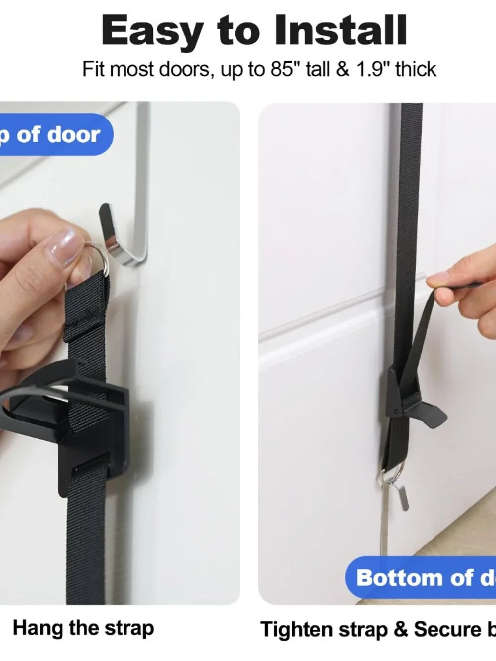 Aoodaily Hat Rack for Door - Two-Way Hanging Caps with Display Hooks and Hanger,